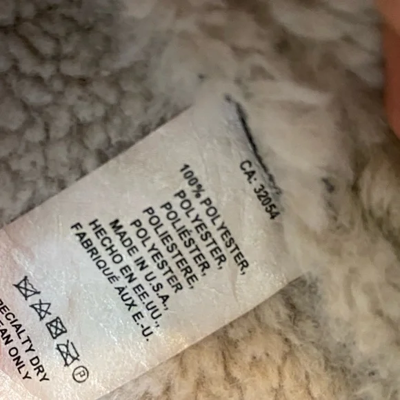 Anthropologie Cartonnier Black Vegan Leather Shearling Jacket - Picture 5 of 6